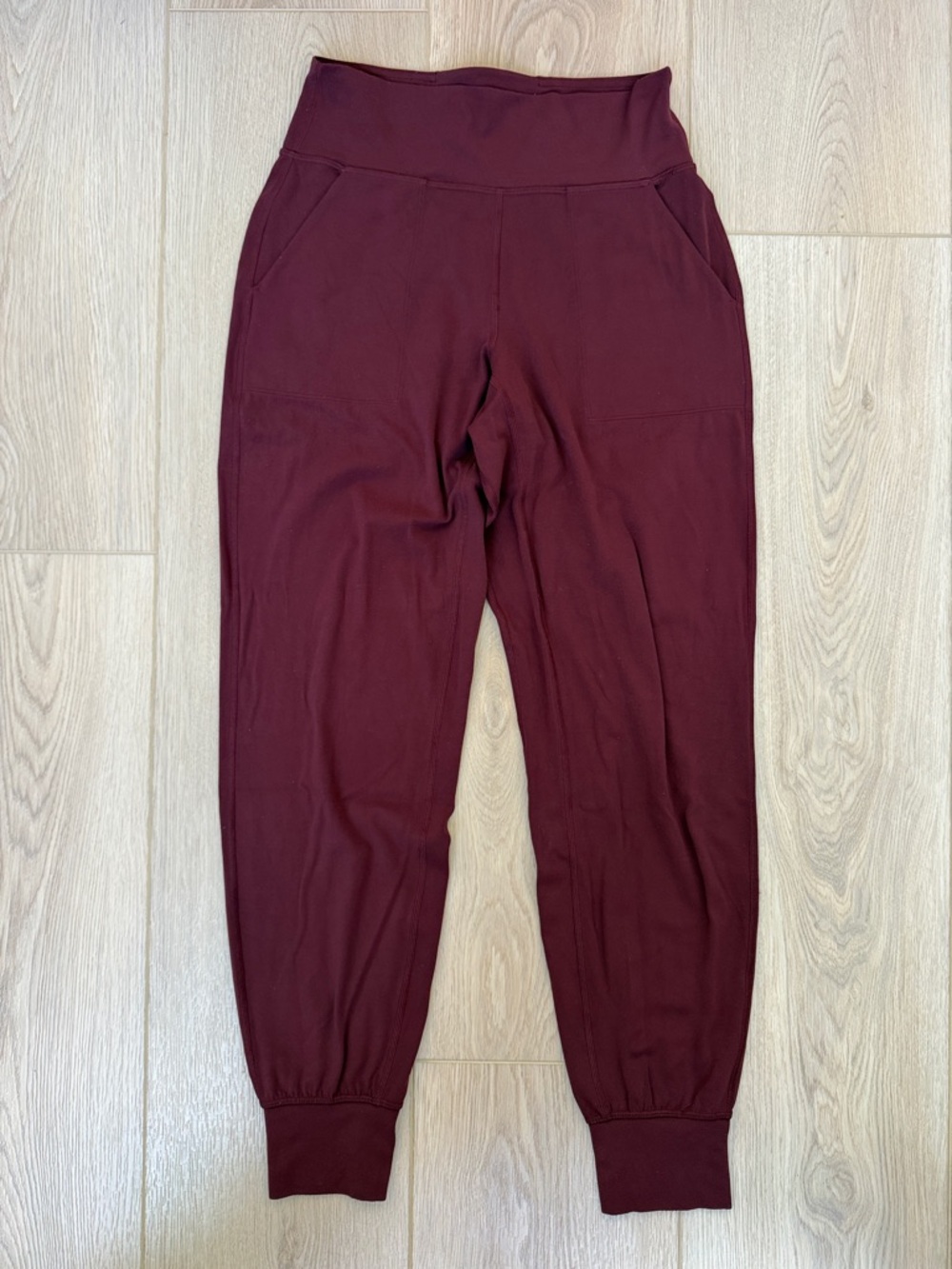 Lululemon Align High-Rise Joggers Athleisure Maroon Burgundy Size 6